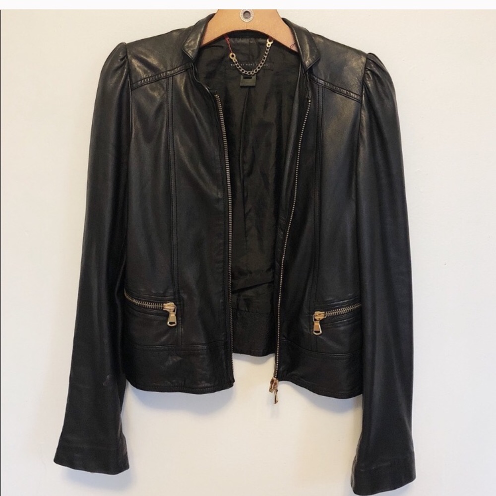 Marc by Marc Jacobs leather jacket size 4